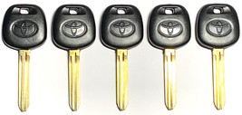 5Pcs TOY44G Toyota 2010-2014 G Chip Transponder Key Blank With Logo Usa Seller - £29.41 GBP