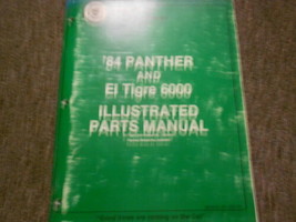 1984 Arctic Cat Panther El Tigre 6K Illustrated Service Parts Catalog Manual x - £79.02 GBP