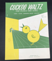 1948 Cuckoo Waltz The Cuckoo Bird Song by JE Jonasson Sheet Music English German - £7.58 GBP