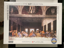 EuroGraphics The Last Supper by Leonard Da Vinci Puzzle 1000-Piece- Sealed - $28.95