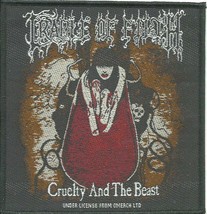Cradle Of Filth Cruelty &amp; The Beast 2018 Woven Sew On Patch Official Merchandise - £3.97 GBP