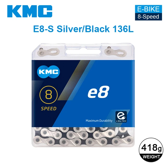 KMC E-BiKE E8 E9 E10 E11 E12 Chain 8 9 10 11 12 Speeds 136 Links Anti-rust Elect - $282.70