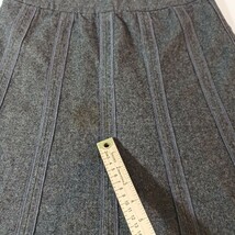 Merona Women's Gray Wool Blend Size Zip A-Line Pull-On Skirt Size 6 Waist 30" image 4