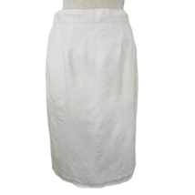 Vintage Off White Midi Pencil Skirt Size Medium - $24.75