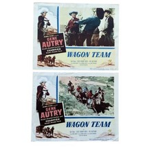 Gene Autry 1952 Wagon Team Lobby Card 11x14 Dent &amp; Posse &amp; Fist Fight - £31.13 GBP