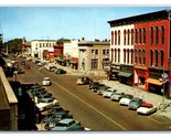 State Street View Hastings Michigan MI UNP Chrome Postcard S12 - $2.63