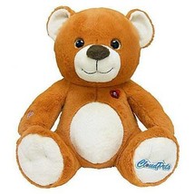 Interactive Bear Plush Brown Stuffed Toy 12&quot; Messenger Pet Animal Kids - £16.58 GBP