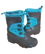 The North Face Alpenglow IV  Youth Snow Boots Aqua Size 4 US Boys Girls ... - $41.58