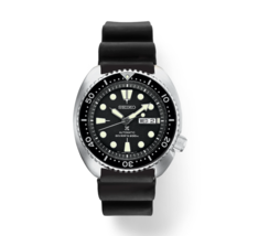 Seiko Prospex Sea Turtle 45 MM Silicone Band Automatic Watch - SRPE93K1 - £251.79 GBP