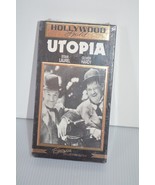 UTOPIA VHS Tape 1996 Hollywood Gold Collector Edition B&amp;W STAN LAUREL Ne... - $8.99