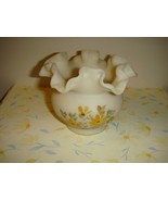 Fenton Hand Painted Daisies On Cameo Vase - €15,42 EUR