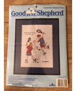 Good Shepherd Cross Stitch Kit Racquetball Shuffle Funny DMC 83713 8&quot; x 10&quot; - £14.90 GBP