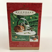 Hallmark Keepsake Christmas Ornament Snowy Garden Nature&#39;s Sketchbook New 2000 - $22.72