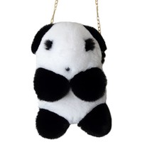 Women Girl Cute Plush Panda Shoulder Crossbody Bag Lovely Satchel Messenger Tote - £22.54 GBP