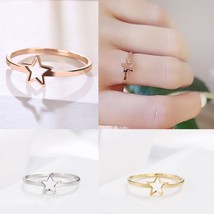 [Jewelry] Cute Hollow Star Ring for Best Friend Gift - Size US 6 7 8 9 10 - £7.95 GBP