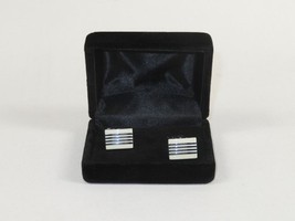 Men J.Valintin Cufflinks by Vitorofolo for French Cuff Shirt V29-35 White Silver image 3