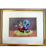 Disney Minnie &amp; Mickie Mouse Dancing Serigraph Animation Cell Ltd Ed to ... - $296.99