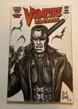 Vampire Macabre #1C With Blade Original Sketch Cover Art Frank Forte Horror - £37.36 GBP