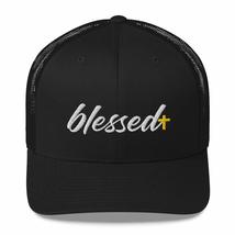 PersonalizedBee - Blessed Hats Caps Women&#39;s Men&#39;s Trucker Hat Embroidere... - £19.28 GBP