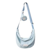  Casual Canvas Textile Side Sling Shoulder Bag Y2k Medium Size Fabric Cloth Soft - £79.95 GBP