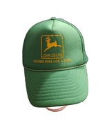 John Deere Green Trucker nothing Runs Like A Deere Snapback Advertising Hat - $7.05