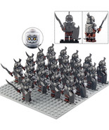 Mordor Orcs Heavy Armored Army The Lord Of The Rings 21pcs Minifigures Toy - £23.97 GBP