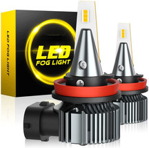 2Pack H11 H8 H16 LED Fog Light Bulb, Amber Yellow, LED CSP Chips, 4000 Lumens - £20.84 GBP