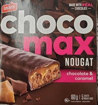 4 boxes of Leclerc CHOCO MAX NOUGAT Chocolate &amp; caramel  160g / 5 bars per box - £20.23 GBP