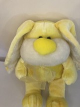 Dan Dee Yellow Bunny Rabbit 13 in Large Nose Easter Vintage 80s  - £9.72 GBP