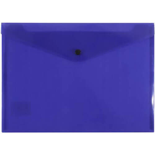 Bantex Button Closure Document Folder (A4) - Purple - $17.07