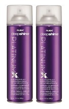 2 Pack RUSK Deepshine PlatinumX Hairspray for Blonde, Silver Hair 10.2oz... - £26.10 GBP