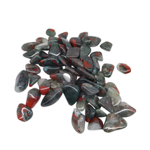 5 - 100 x Blood Stone Seftonite Vulcan Jasper Tumble Stone Crystal 10-20mm - £3.94 GBP+