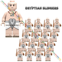 16PCS Egyptian Slingers with dagger Military Minifigures Bricks Bulding Toys - £23.16 GBP