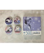 Disney Frozen 2 Elsa Cardinal 500 Pc Jigsaw Puzzle Anna 4 Magic Towels L... - £5.77 GBP