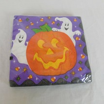 Halloween Party Napkins Ghostly Grin 20 Count 2 Ply Crafts Decoupage Pumpkin - £4.76 GBP