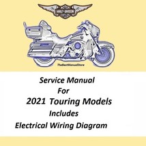 2021 Harley Davidson Touring Models Service Manual - $24.95