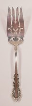 Reed &amp; Barton Argent Sterling Géorgien Rose Petit Meat Fourche 7.5 &quot; Bon - $93.40