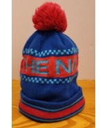 THE NORTH FACE Spell Out Beanie Winter Hat With Pom Pom Unisex Blues and... - $20.38