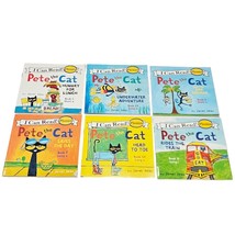 6 Pc Lot - Pete the Cat I Can Read Books - Phonics Educational - Beginner Level - £10.18 GBP