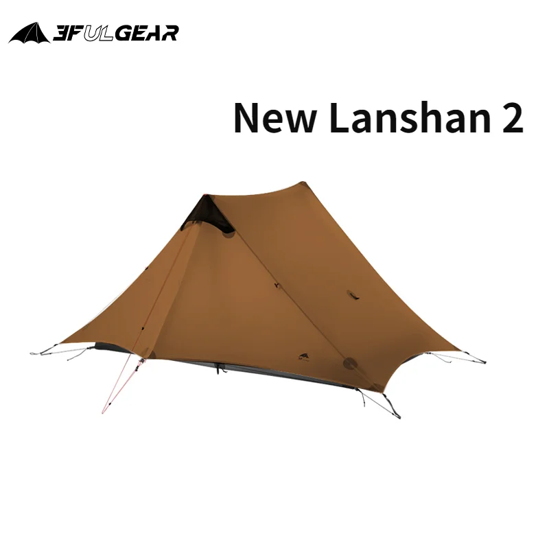 2021 New Version 230cm 3F UL GEAR Lanshan 2 Ultralight Camping 3/4 Seaso... - £211.63 GBP+