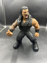 Wwe Wwf 14&quot; Roman Reigns 3-Count Crushers Talking Action Figure Mattel - £10.36 GBP