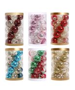 Anyhouz Christmas Tree Balls 25PC Set Holiday Hanging Decoration Ornaments - £63.13 GBP