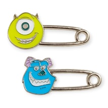  Monsters Inc. Disney Pins: Mike Wazowski and Sulley Safety Pin - £20.36 GBP