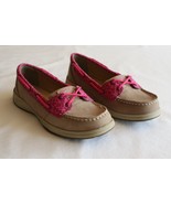 Sperry Top- Sider Girls Youth Laguna Greige Animal Preppy Boat Shoe Sz 5... - $27.99