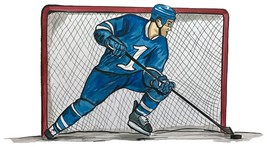Hockey Player High Quality Vinyl Decal Sticker - Car Truck Cooler Cup Tu... - $132.10 MXN+