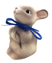 Blue Ribbon Babies Mollie Mouse Ceramic Figurine Vintage Artaffects - £17.66 GBP