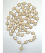 Tulsi Mala In Pure Silver Caps - 12 mm - 54 beads - $245.30 CAD