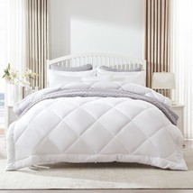 Sleep Zone King Size Comforter Duvet Insert, Down Alternative Reversible - £32.10 GBP