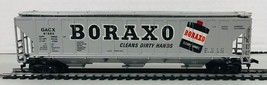 TYCO HO Scale - BORAXO 54’ Covered Hopper GACX 61385 Freight Car - £9.34 GBP
