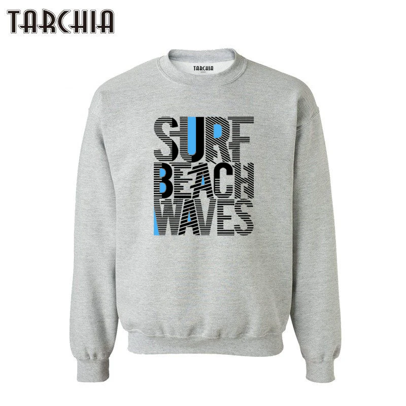 TARCHIA Hot Sale Hip Hop Print Men Surf Beach Waves Hoodies Fashion  Cheap Pullo - £156.61 GBP